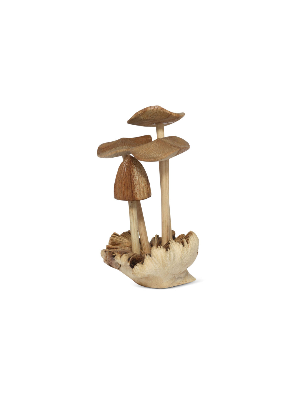Mini hand-carved wooden mushroom figurine – image 5