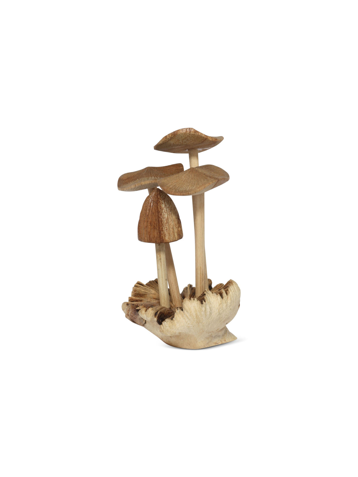 Mini hand-carved wooden mushroom figurine – image 5